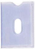 STARHIDE Replacement Plastic 20 Credit Card Portrait Insert Album Sleeves with Thumb Hole - Starhide