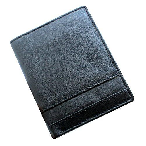 STARHIDE Mens Ultra Slim Real Leather Credit Card Holder Note Case Wallet NA14 - Starhide