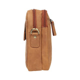 STARHIDE Mens Womens Distressed Hunter Genuine Leather Travel Ipad Tablet Messenger Bag 590 (Brown) - StarHide