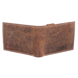 Starhide Brown Distressed Hunter Leather Wallet