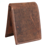 Starhide Brown Distressed Hunter Leather Wallet