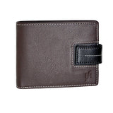 STARHIDE Mens RFID Blocking Soft Leather Bifold Wallet 1115 Brown Black - StarHide