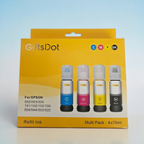 EcoTank Printer Ink Refill Bottles Compatible with Epson 002 003 004 101 104