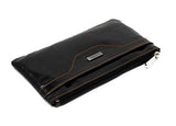 STARHIDE Women RFID Blocking Slim Money Pouch Genuine Leather Card Holder Zipper Purse 640 - Starhide