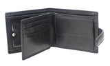StarHide Mens RFID Blocking Cow VT Leather Trifold Coin Pocket Wallet 1212 - Starhide