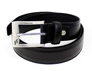 STARHIDE Mens Top Grain Genuine Leather Belts with Detachable Alloy Single Pin Buckle SB04 - Starhide