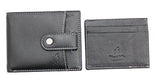 STARHIDE Mens RFID Blocking Genuine Leather Wallet with Removable Minimalist Slim Card Holder 1125 - Starhide