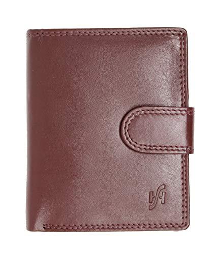 STARHIDE Mens RFID Blocking Soft Real Leather Wallet With Zip Around Coin Pouch 1080 - Starhide