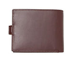 STARHIDE Mens RFID Blocking Real Leather Slim Wallet 1100 Brown - Starhide