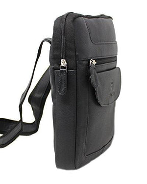 STARHIDE Mens Womens Soft Genuine Leather Travel Messenger Bag for Ipad Tablet 505 - Starhide