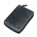 STARHIDE Mens RFID Blocking Full Zip Around Distressed Hunter Leather Coin Pocket Wallet 720 - Starhide