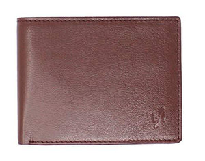 STARHIDE Mens RFID Blocking Soft Nappa Leather Zip Coin Pocket Trifold Wallet 115 - Starhide