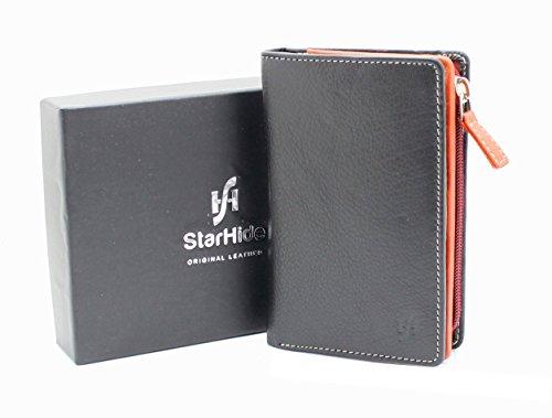 BAELLERRY Men's Luxury Handmade Leather Bifold Wallet