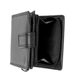 STARHIDE Mens RFID Blocking Genuine Calf Leather Wallet with A Side Zip Around Coin Pocket 1180 - Starhide