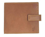 STARHIDE Mens RFID Blocking Genuine Distressed Hunter Leather Bifold Wallet 715 Brown