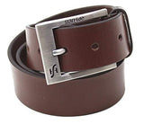 STARHIDE Mens Full Grain Real Leather Belt With Detachable Alloy Single Prong Buckle SB08 - Starhide