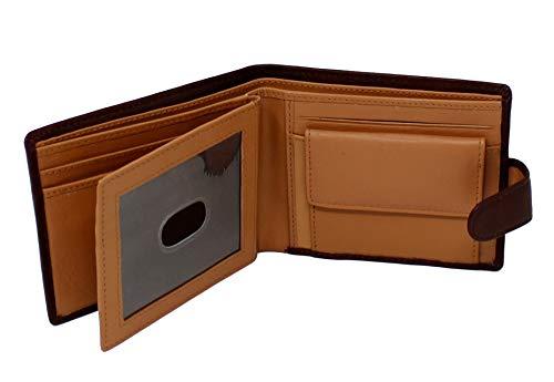 STARHIDE Portafoglio Uomo Con Chiusura RFID Liscia In Vera - Foto 9