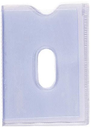 STARHIDE Replacement Plastic 20 Credit Card Portrait Insert Album Sleeves with Thumb Hole - Starhide