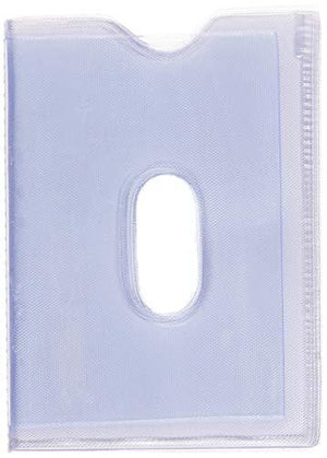 STARHIDE Replacement Plastic 20 Credit Card Portrait Insert Album Sleeves with Thumb Hole - Starhide
