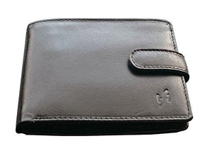 STARHIDE Gents RFID Blocking Genuine Soft Veg Tanned Leather Passcase Wallet 5002 - Starhide