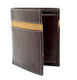 STARHIDE Mens Genuine Leather Large Capacity Travel Cardholder Wallet 1130 Brown Tan - Starhide
