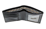 StarHide Men's Real Leather & Carbon Fiber Slim Wallet Comes With A Gift Box - 1175 - Starhide
