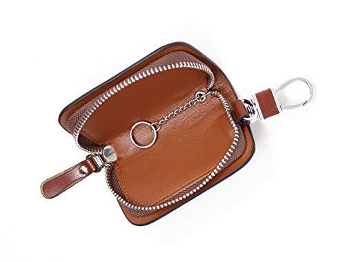StarHide Leather Hanging Keychain Holder Zipper Pouch Wallet - Starhide