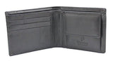 STARHIDE Mens RFID Blocking Genuine Leather Wallet with Removable Minimalist Slim Card Holder 1125 - Starhide