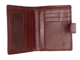 STARHIDE Mens RFID Blocking Soft Real Leather Wallet With Zip Around Coin Pouch 1080 - Starhide