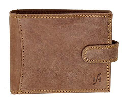 Brown Leather Wallet For Men with Data Protection | STARHIDE UK