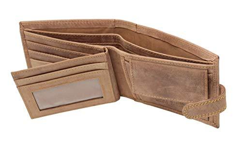 Brown Leather Wallet For Men with Data Protection | STARHIDE UK