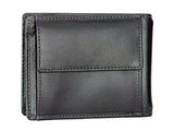 STARHIDE Mens Genuine Leather Slim Bifold Money Clip Cardholder Wallet 820 - Starhide