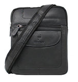 STARHIDE Mens Womens Soft Genuine Leather Travel Messenger Bag for Ipad Tablet 505 - Starhide