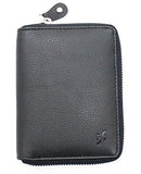 Starhide Women RFID Safe Protector Zip Around Genuine Leather Wallet with Coin Pocket Gift Box 5550 - Starhide