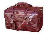 STARHIDE Genuine Leather Duffle Holdall Overnight Travel Weekend Gym Sports Luggage Flight Carry On Cabin Bag 545 Brown