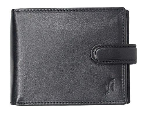 StarHide Mens RFID Blocking Cow VT Leather Trifold Coin Pocket Wallet 1212 - Starhide