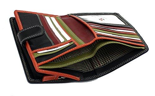 thumbnail image 2 of StarHide Women's Designer Real Leather Long Purse Wallet - RFID Blocking, Brown (Model 5505) 2 of 2