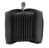 STARHIDE Womens Small Leather Fan Concertina Palm Credit Card Holder 1234 - Starhide