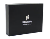 STARHIDE Mens RFID Blocking Genuine Distressed Hunter Leather Trifold Wallet 1145 (Green) - StarHide
