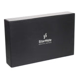 STARHIDE Womens RFID Blocking Soft Leather Multi Coloured Purse 5615 Black/Grey - StarHide