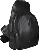 Travel Passports Sling Chest Bag Soft Leather Pouch