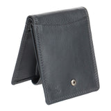 Mens RFID Blocking Tap and Go Wallets Genuine Leather Notecase Wallet Coins and Id Card Holder 730 (Grey) - StarHide